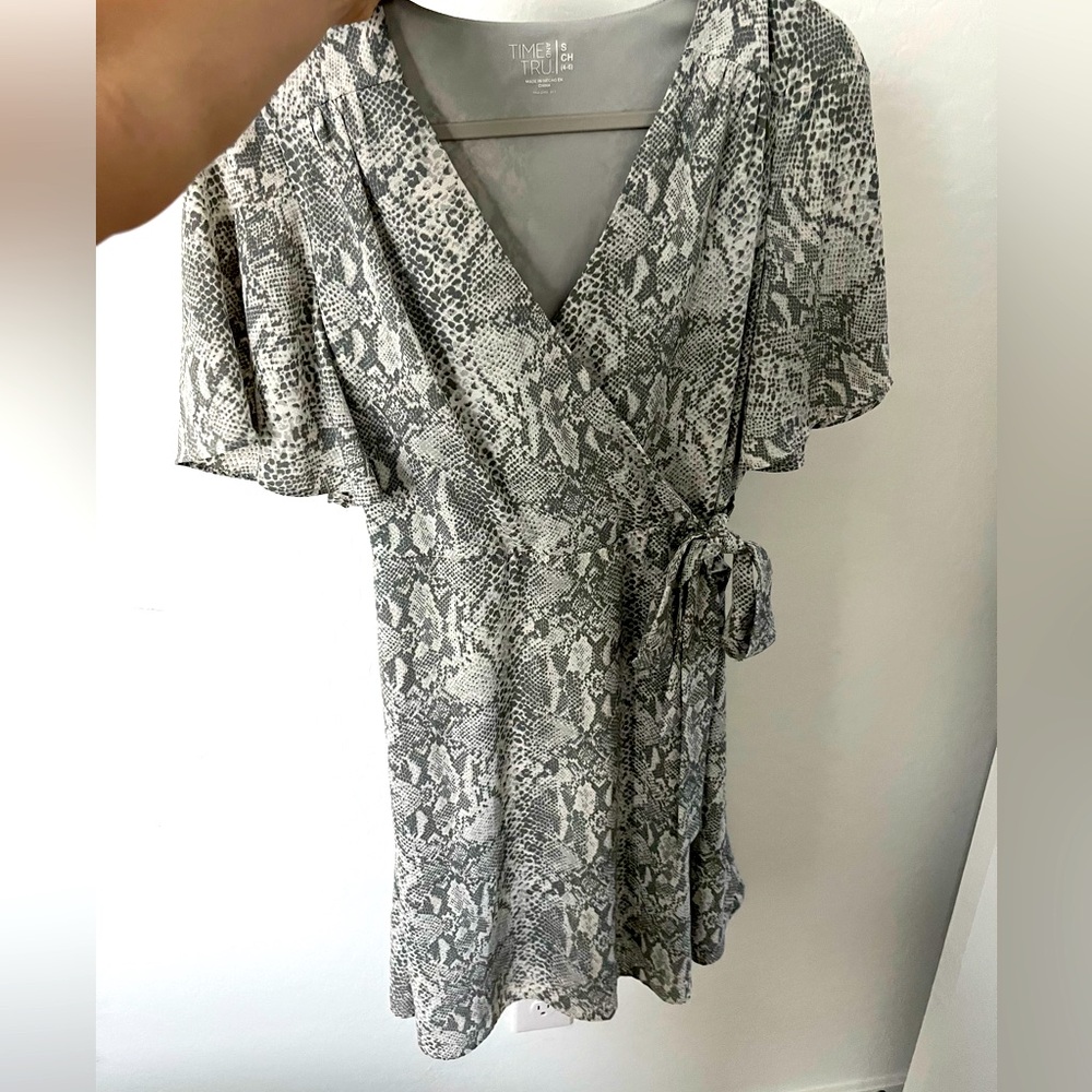 ⚡️TIME AND TRU Snake Skin Dress